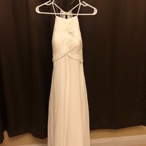 Bridesmaid or bride dress, halter